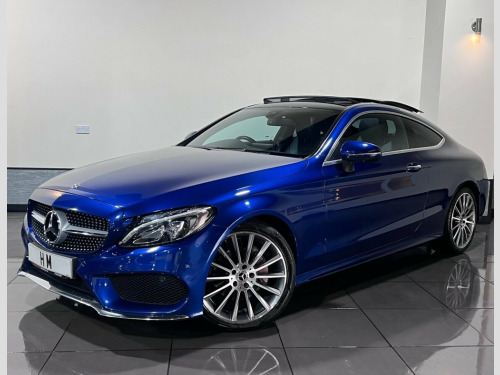 Mercedes-Benz C-Class C200 2.0 C200 AMG Line (Premium) Coupe 2dr Petrol G-Tro