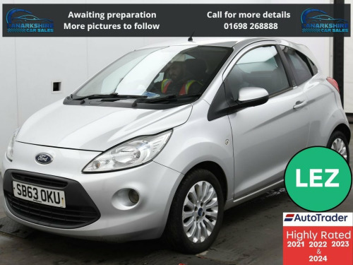 Ford Ka  1.2 Zetec Hatchback 3dr Petrol Manual Euro 5 (s/s)