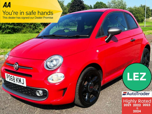 Fiat 500  1.2 S Hatchback 3dr Petrol Manual Euro 6 (s/s) (69