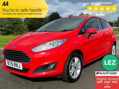 Ford Fiesta  1.25 Zetec Hatchback 3dr Petrol Manual Euro 6 (82 