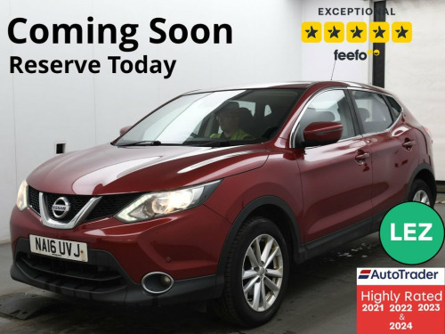 Nissan Qashqai  1.5 dCi Acenta SUV 5dr Diesel Manual 2WD Euro 6 (s