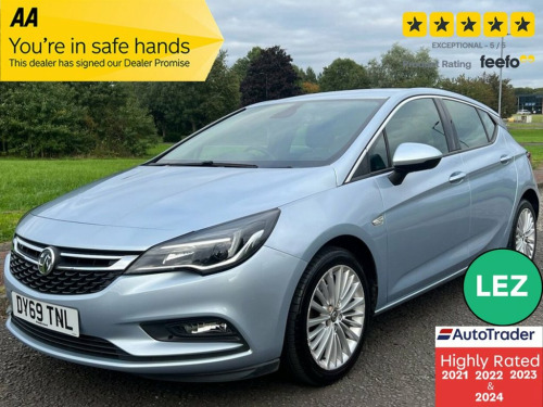 Vauxhall Astra  1.4i Turbo Elite Nav Hatchback 5dr Petrol Manual E