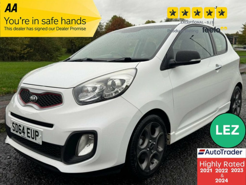 Kia Picanto  1.25 EcoDynamics White Hatchback 3dr Petrol Manual