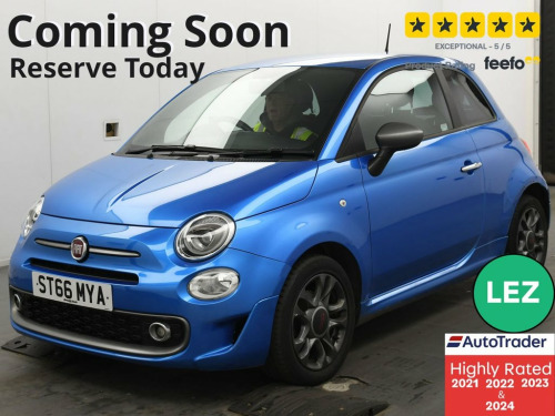 Fiat 500  1.2 S Hatchback 3dr Petrol Manual Euro 6 (s/s) (69