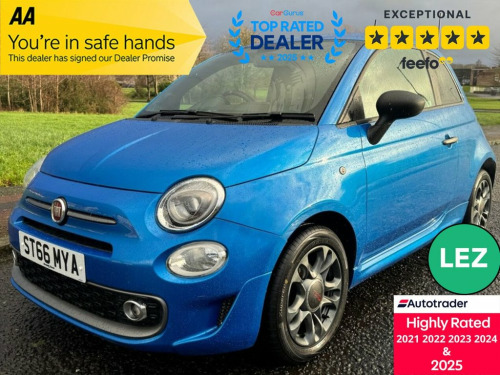 Fiat 500  1.2 S Hatchback 3dr Petrol Manual Euro 6 (s/s) (69 