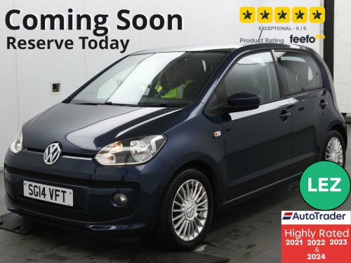Volkswagen up!  1.0 BlueMotion Tech High up! Hatchback 5dr Petrol  