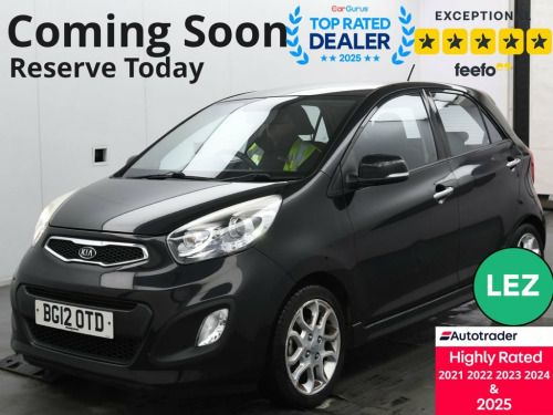 Kia Picanto  1.25 3 Hatchback 5dr Petrol Manual Euro 5 (84 bhp) 