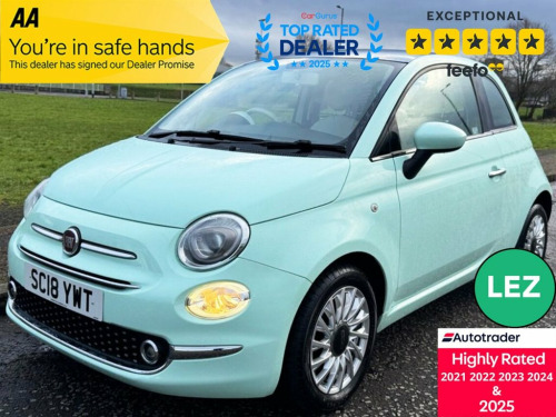 Fiat 500  1.2 Lounge Hatchback 3dr Petrol Manual Euro 6 (s/s 