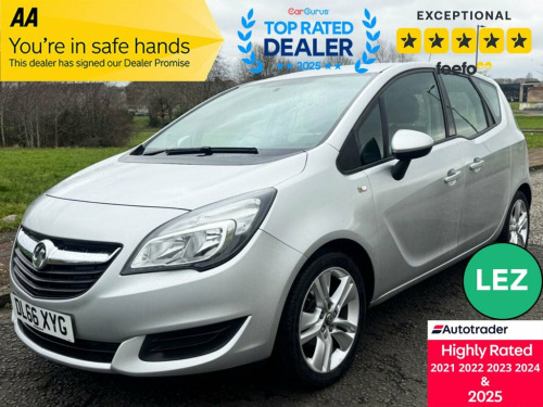 Vauxhall Meriva  1.4i Club MPV 5dr Petrol Manual Euro 6 (100 ps) Pa 