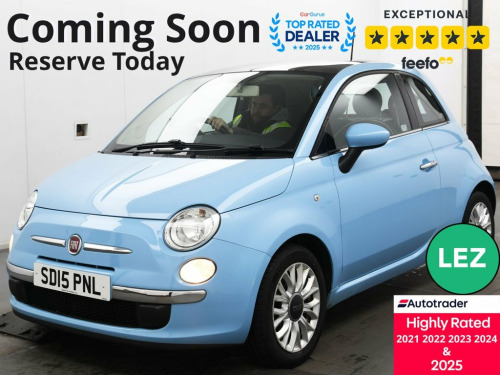 Fiat 500  1.2 Lounge Hatchback 3dr Petrol Manual Euro 6 (s/s 