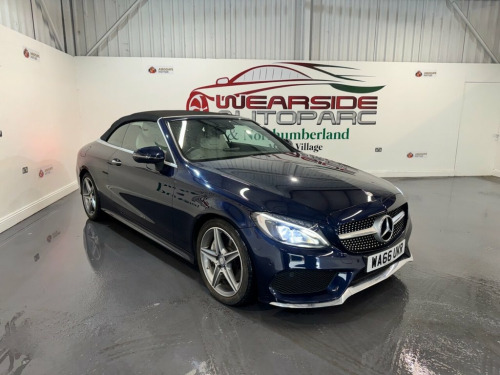 Mercedes-Benz C-Class C200 2.0 C200 AMG Line Cabriolet 2dr Petrol G-Tronic+ E