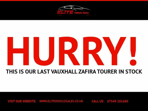 Vauxhall Zafira Tourer  1.4 SRI 5d 138 BHP