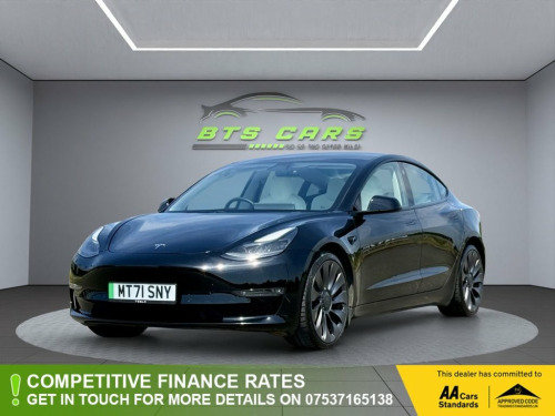 Tesla Model 3  (Dual Motor) Performance Saloon 4dr Electric Auto 