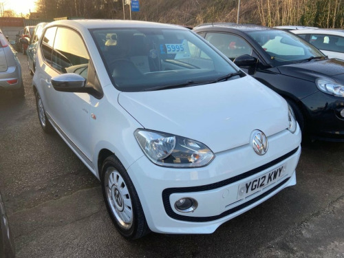 Volkswagen up!  1.0 up! White Hatchback 3dr Petrol Manual Euro 5 (