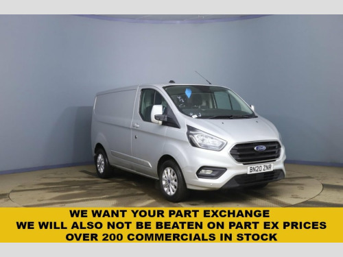 Ford Transit Custom  2.0 300 LIMITED P/V ECOBLUE 130 BHP * FINANCE IS A