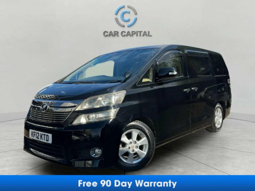 Toyota Vellfire  2.4 CVT PETROL 8 SEATS 24155 S PRIME WARRANTY, SER