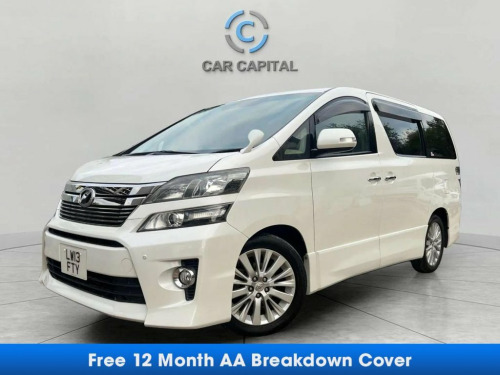 Toyota Vellfire  2.4 CVT PETROL 7 SEATS 240 S PRIME SERVICE & W
