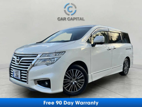 Nissan Elgrand  2.5 HIGHWAY STAR PETROL EURO 6 AUTO 7 SEATS 360 CA 
