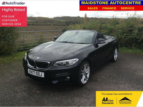 BMW 2 Series  2.0 220i M Sport Convertible 2dr Petrol Manual Euro 6 (s/s) (184 ps)