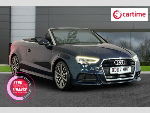 Audi A3 Cabriolet  1.4 TFSI CoD S line Convertible 2dr Petrol Manual 
