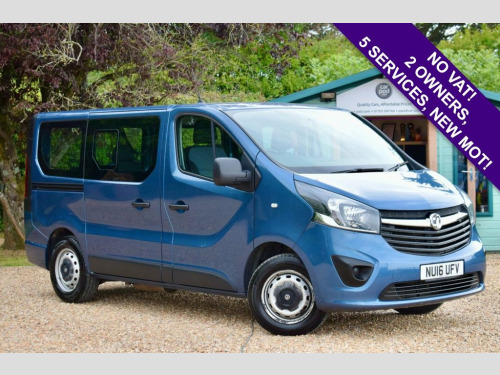 Vauxhall Vivaro  1.6 CDTi 2900 Combi Van Double Cab 5dr Diesel Manu