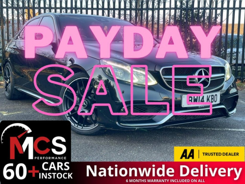 Mercedes-Benz E-Class  5.5 E63 V8 BiTurbo AMG Saloon 4dr Petrol SpdS MCT 