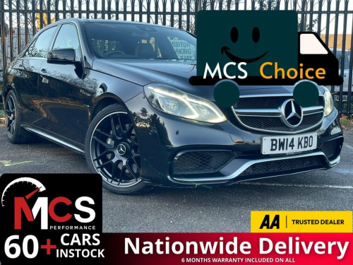 Mercedes-Benz E-Class  5.5 E63 V8 BiTurbo AMG Saloon 4dr Petrol SpdS MCT 