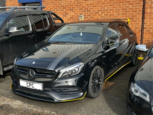 Mercedes-Benz A-Class A45 2.0 A45 AMG Yellow Night Edition 5dr - Aero Pack+HK Sound+Cam+19S+Elec Seat