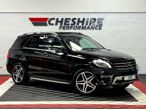 Mercedes-Benz M-Class ML350 3.0 ML350 V6 BlueTEC AMG Line 5dr-1 Owner+Pan Roof+21s+Camera+Elec Seats+Fo