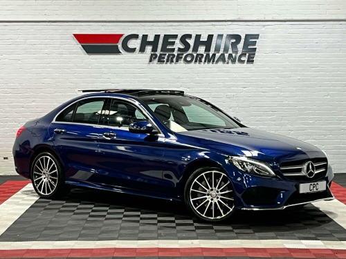 Mercedes-Benz C-Class  2.1 C250d AMG Line 4dr - Premium Plus+Panoramic Roof+Elec Seats+19s+Camera+