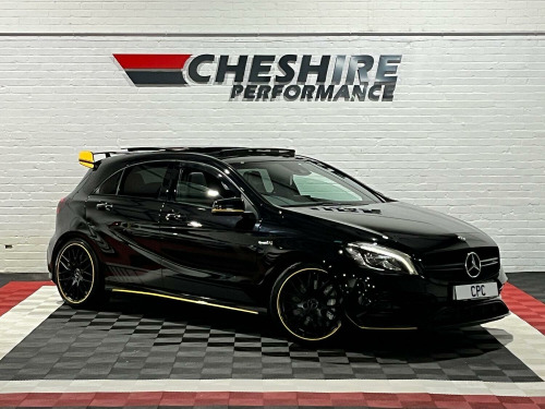 Mercedes-Benz A-Class A45 2.0 A45 AMG Yellow Night Edition 5dr - Premium Plus Pack+Pan Roof+Harmon Ka