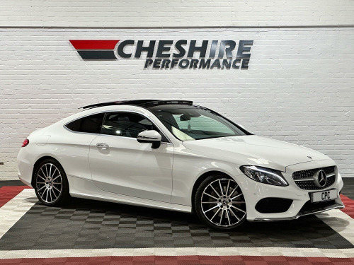 Mercedes-Benz C-Class  2.1 C250d AMG Line 2dr - Premium Plus+Pan Roof+Burnester+Night Pack+19s+Cam