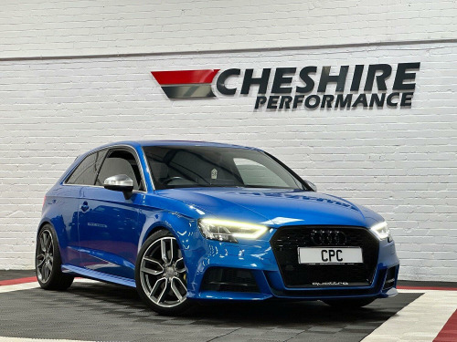 Audi S3  2.0 TFSI 3dr - Ara Blue+Black Pack+RS Grille+Carbon