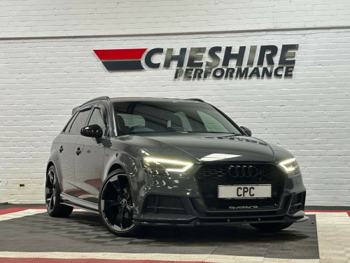 Audi A3  2.0 TDI Black Edition 5dr - Quattro+19s+Maxton Kit+Park Sens+Cruise+Dab+Hea