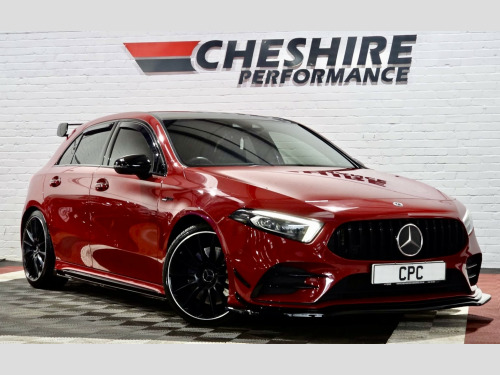 Mercedes-Benz A-Class  2.0 A35 AMG JUPITERRED+PREMPLUS+PANROOF+HUD+ASSISTPACK+REDLEATHER+LOWLINEKI 