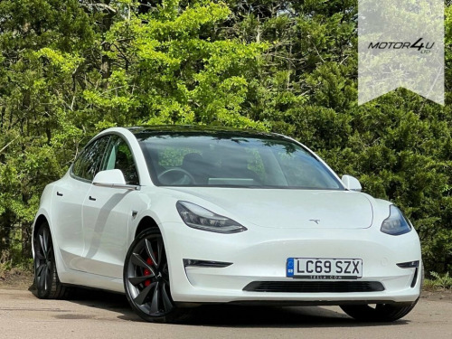 Tesla Model 3  PERFORMANCE AWD 4d 483 BHP 1 OWNER FROM NEW|PANORA