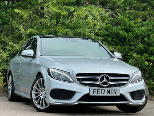 Mercedes-Benz C-Class C220 2.1 C220 D AMG LINE PREMIUM 4d 170 BHP FULL SERVIC