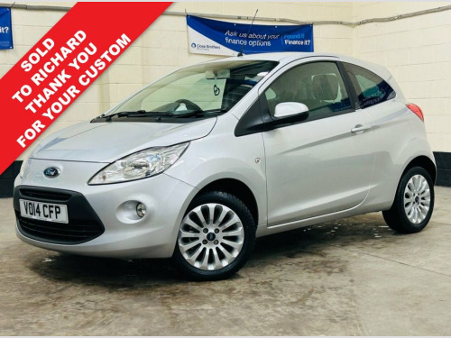 Ford Ka  1.2 Zetec Hatchback 3 Door Petrol Manual Euro 6 (s