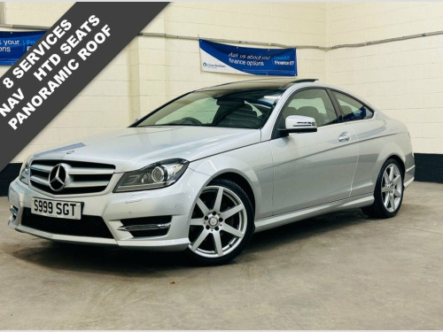 Mercedes-Benz C-Class C220 2.1 C220 CDi AMG Sport Edition Coupe Panoramic Die