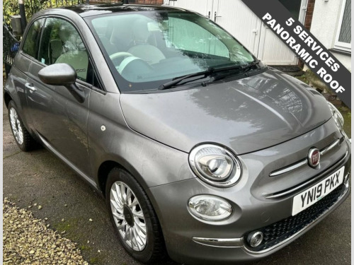 Fiat 500  1.2 Lounge Hatchback 3 Door Panoramic Petrol Manua