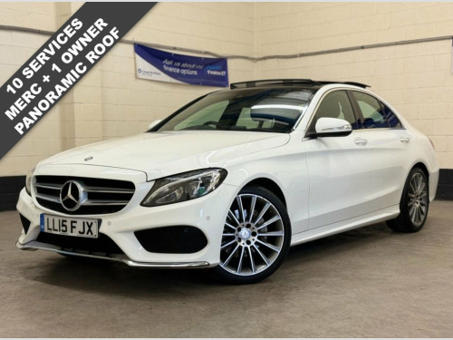 Mercedes-Benz C-Class C200 2.0 C200 AMG Line Premium Plus Panoramic Saloon 4 