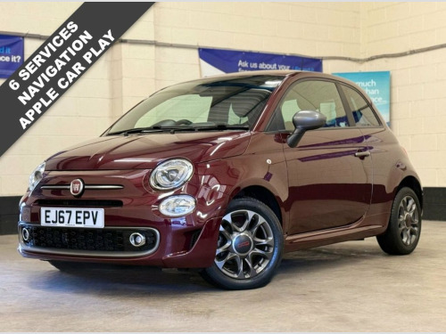 Fiat 500  1.2 S Hatchback Apple Car Play 3 Door Petrol Manua 