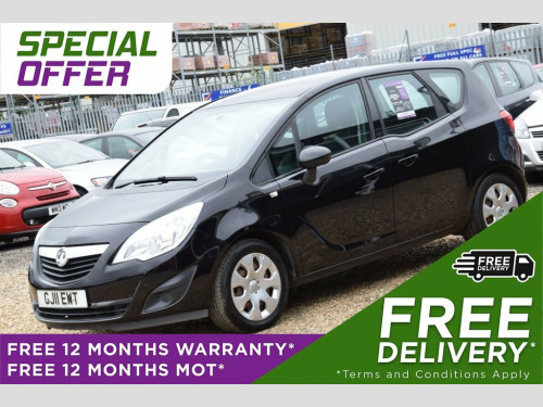 Vauxhall Meriva  1.7 S 5d 128 BHP + FREE DELIVERY + FREE 3 MONTHS W