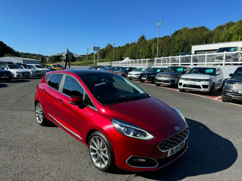 Ford Fiesta  1.0 VIGNALE Auto 5d 99 BHP Ruby Red Metallic with 