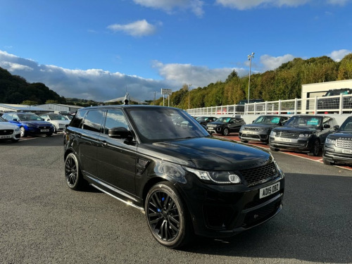 Land Rover Range Rover Sport  5.0 V8 SVR 543 BHP 22 inch Black alloys, HUD, sunr