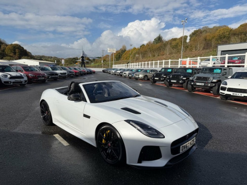 Jaguar F-TYPE  SVR Convertible 5.0 V8 AWD (575 ps) Glacier White 