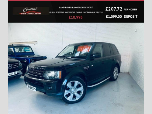 Land Rover Range Rover Sport  3.0 SDV6 SE 255BHP RARE COLOUR FINANCE PART EXCHAN