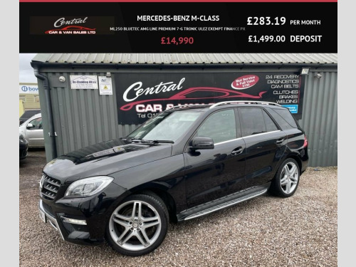 Mercedes-Benz M-Class ML250 2.1 ML250 BLUETEC AMG LINE PREMIUM 5d 201 BHP