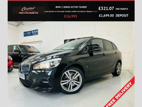 BMW 2 Series 220 220D MSPORT ACTIVE GRAN TOURER 190BHP AUTOMATIC FI