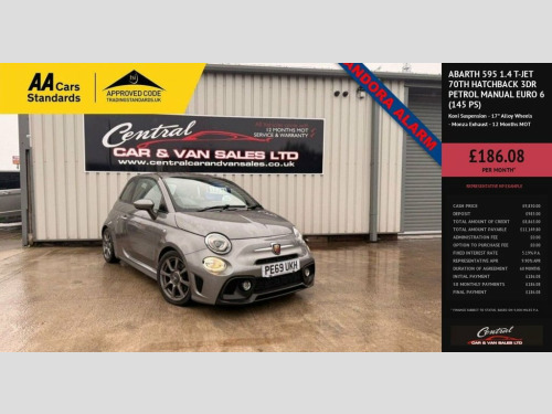 Abarth 595  1.4 T-Jet 70th Hatchback 3dr Petrol Manual Euro 6 